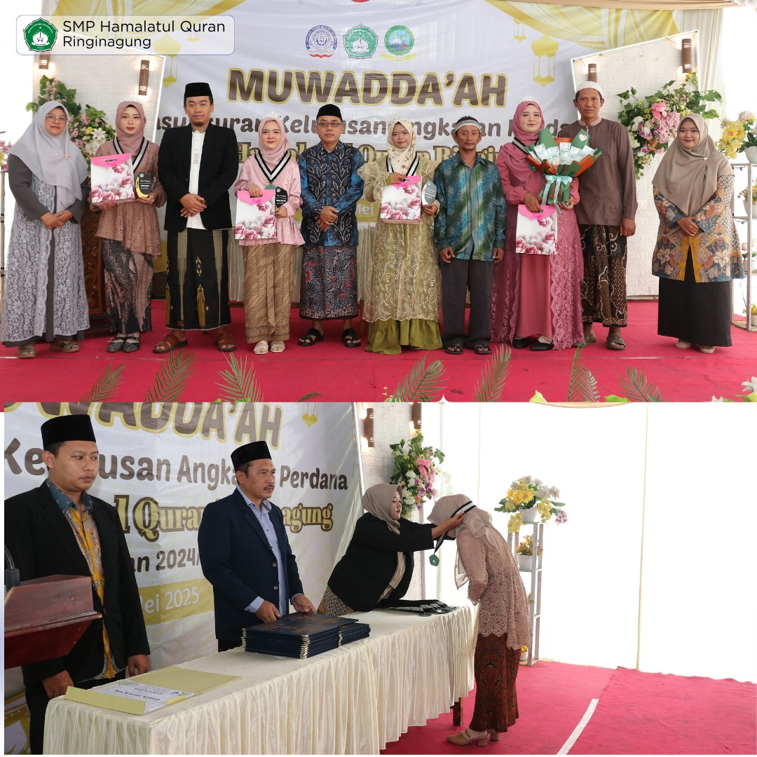 KELULUSAN ANGKATAN PERDANA SMP HAMALATUL QURAN RINGINAGUNG